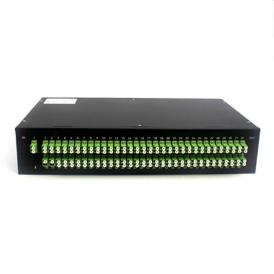 Glasfaser-PLC Splitter Rack Mount Einzelmodus G657A SC APC/UPC für Rechenzentrum Telekommunikation FTTx