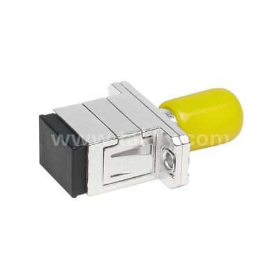 Fiberoptische Kopplung ST-SC Simplex Metallhybrid Adapter weiblich/weiblich für Rechenzentrum Telekom FTTX