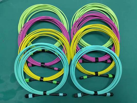 MPO MTP Multi-Core vorgefertigtes Faserpatch-Kabel für Anwendungen in Hochdichte-Rechenzentren