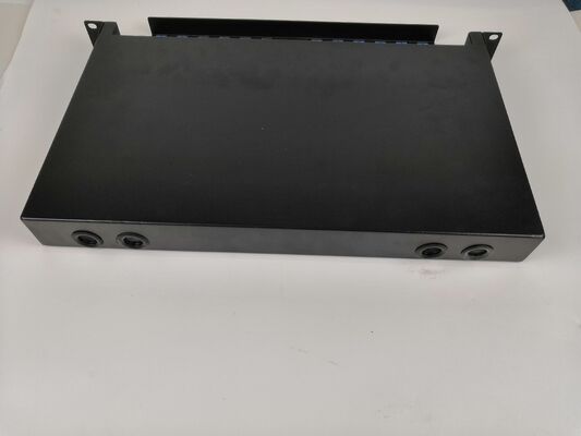 24-Kern schiebbares 19-Zoll-Rack-Montage-Glasfaser-Verteilungsrahmen mit vereinfachtem Kabelmanagement