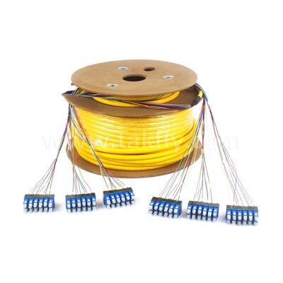 Fiberoptische Patchcords 36Cores SC-SC vorab beendet Breakout Patchcord für Telekommunikationsdatenzentrum