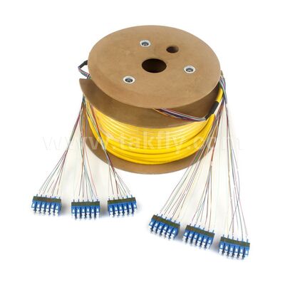 Fiberoptische Patchcords 36Cores SC-SC vorab beendet Breakout Patchcord für Telekommunikationsdatenzentrum