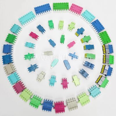 LC-Simplex-/Duplex-Adapter mit Zirkonia-Hülle