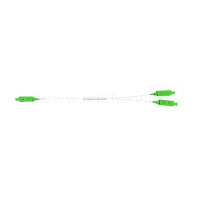 Quadratischer Stahlrohr-PLC-1x2-Singlemode-Glasfaser-Splitter