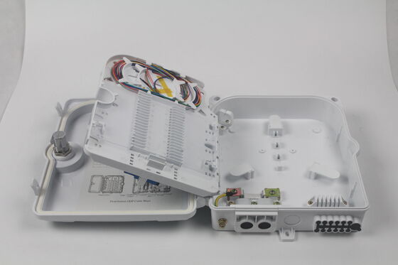 Leichte Wartung FTTH Glasfaser Endbox mit IP65-Schutz und 0,2dB Einsetzverlust