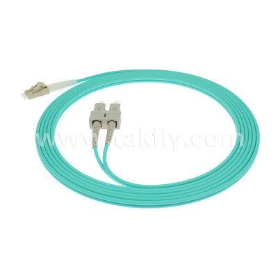 LC-SC Patch Cord Einzelmodus/Multimodus, Simplex und Duplex (1 Kern 2 Kern) Glasfaser Jumperkabel