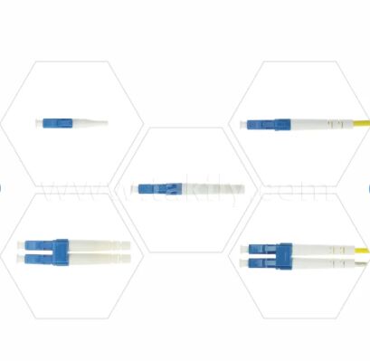 LC-Anschluss-Spezifikation. Niedrige Einfügungsverluste und hochpräzise Keramik-Ferrule. Einzelmodus und Multimodus (SM/MM)