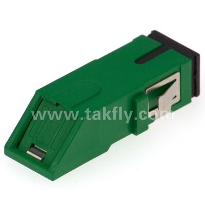 Glasfaseradapter mit SC-Zirkonoxidhülse und Duplex-Option und flanschloser Konfiguration