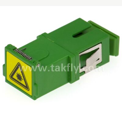 Glasfaseradapter mit SC-Zirkonoxidhülse und Duplex-Option und flanschloser Konfiguration