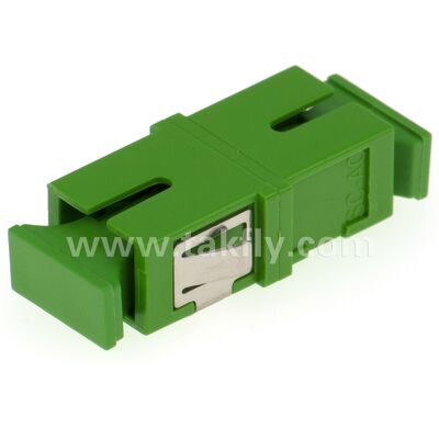 Glasfaseradapter mit SC-Zirkonoxidhülse und Duplex-Option und flanschloser Konfiguration