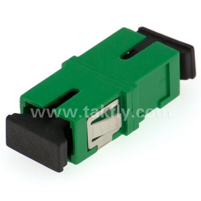 Glasfaseradapter mit SC-Zirkonoxidhülse und Duplex-Option und flanschloser Konfiguration
