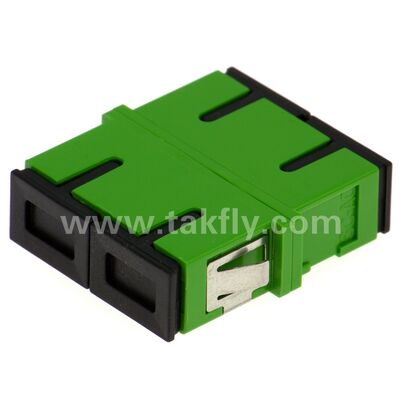 Glasfaseradapter mit SC-Zirkonoxidhülse und Duplex-Option und flanschloser Konfiguration
