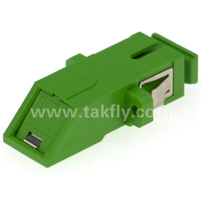 Glasfaseradapter mit SC-Zirkonoxidhülse und Duplex-Option und flanschloser Konfiguration