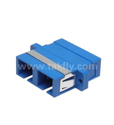 SC-Duplex-Glasfaseradapter, geringe Einfügungsdämpfung für Kabel-zu-Kabel- und Kabel-zu-Geräte-Verbindung