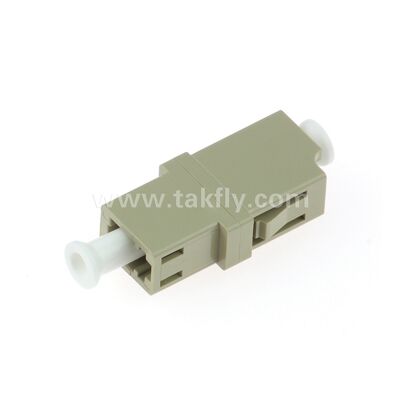SC-Faser-Optische Adapter    Zirkonia-Hülse, flanglos oder mit Duplexflansche, für SM/MM, Betrieb bei -40 ~ 85 °C