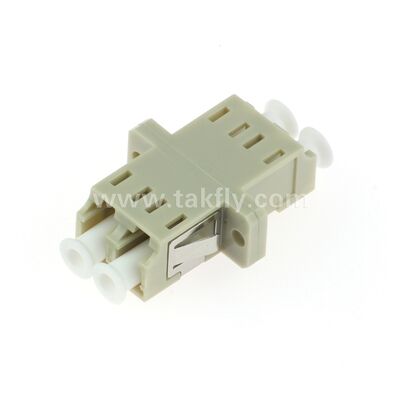 SC-Faser-Optische Adapter    Zirkonia-Hülse, flanglos oder mit Duplexflansche, für SM/MM, Betrieb bei -40 ~ 85 °C