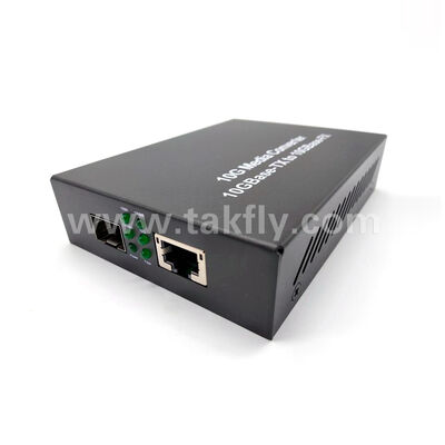 Unverwalteter 10G-Gigabit-Glasfaser-Medienkonverter, kostengünstige Erweiterung des Arbeitsgruppennetzwerks, isolierter Schutz und einfache Wartung