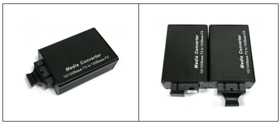 Mini 1-Port 10/100Base-TX zu 100Base-FX Fiber Media Converter