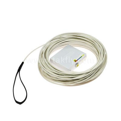 FTTH-Vor-Termined Fiber Outlet Kit - Werkzeugfreie Wandmontage, ohne Spleißung, enthält Kabelspule für eine schnelle FTTB-Installation