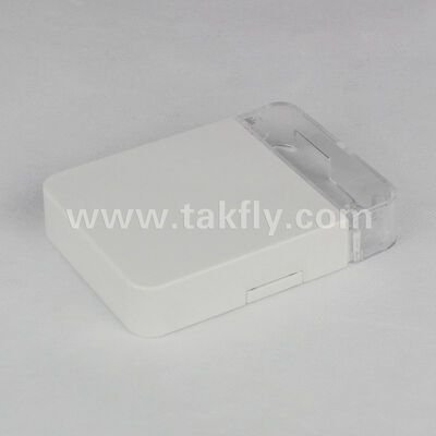 1-Port-Glasfaser-Abschlussbox, SC-LC-Simplex-Duplex-Adapter, Wandplatte für Oberflächenmontage, Glasfaserbox ohne Spleiß, Express-Port-Kabelmanagement, individuelles OEM-Logo, FTTH-FTTx-Arbeitsbereich-Subsystem