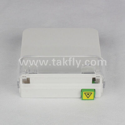 1-Port-Glasfaser-Abschlussbox, SC-LC-Simplex-Duplex-Adapter, Wandplatte für Oberflächenmontage, Glasfaserbox ohne Spleiß, Express-Port-Kabelmanagement, individuelles OEM-Logo, FTTH-FTTx-Arbeitsbereich-Subsystem