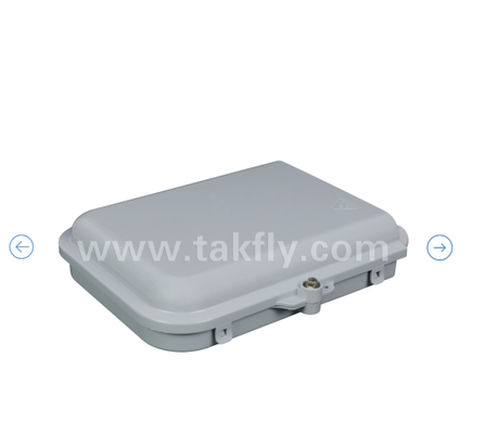 FTKS-1805-8E Endbox mit 8 PCS SC/UPC SM SX Adapter und vollständig installiertem Schwanz
