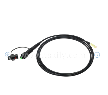 Mini SC IP67 wasserdichtes Schweineschwanz   GJYFXJH, Outdoor Fiber Pigtail
