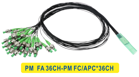 Polarisierung-Erhaltung PM FA 36CH bis PM FC APCx36CH Faser-Array