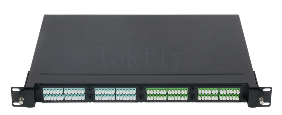 1U 19" MPO/MTP-Patchpanel mit hoher Dichte – 4 Kassettensteckplätze, Rackmontage
