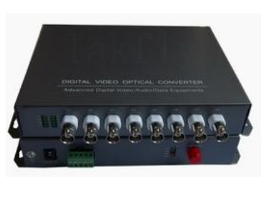 8-Channel Digital Video Optical Converter – Cost-Effective, Long-Distance, Non-Compressed Video with RS485 Data over Single Fiber
