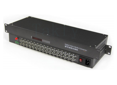 32CH-Digitalvideo-Optischer Konverter 32 Video + 1 RS485-Daten über einzelne Faser