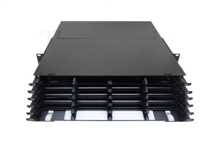 1U / 2U / 4U MPO-Kassetten-Patchpanel mit hoher Dichte – Rackmontage, einfach anzuschließende MPO-zu-LC-Kassettenmodule, vorinstallierte LC-Adapter für Rechenzentrums- und SAN/LAN-Anwendungen