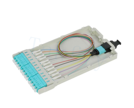 1U / 2U / 4U MPO-Kassetten-Patchpanel mit hoher Dichte – Rackmontage, einfach anzuschließende MPO-zu-LC-Kassettenmodule, vorinstallierte LC-Adapter für Rechenzentrums- und SAN/LAN-Anwendungen