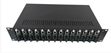 14 Slot Media Converter Rack-Mount Chassis ein Standard 19-Zoll 2U Höhe Rack-Mount Chassis