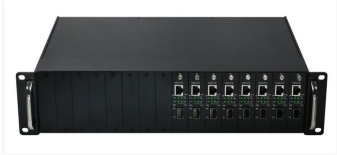 16 Slot Media Converter Rack-Mount Chassis ein Standard 19-Zoll 2U Höhe Rack-Mount Chassis