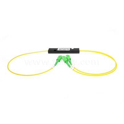 PLC-Faser-Splitter ¥ 3,0 mm Mini ABS-Box, SM G657A1, SC/APC, für die Kopplung und Verteilung optischer Signale in PON-Systemen