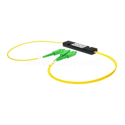 PLC-Faser-Splitter ¥ 3,0 mm Mini ABS-Box, SM G657A1, SC/APC, für die Kopplung und Verteilung optischer Signale in PON-Systemen