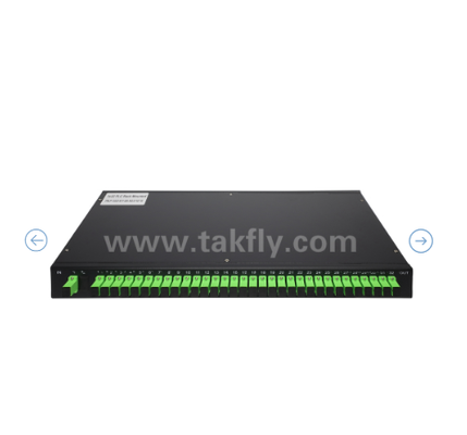 1U Rack Mount PLC Optical Splitter   19" Panel, Einzelmodus G657A1, SC/APC, für die optische Signalverteilung