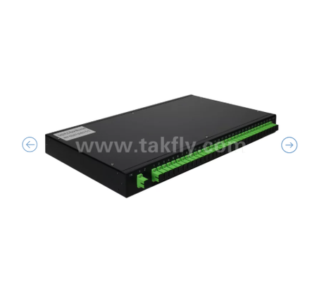 1U Rack Mount PLC Optical Splitter   19" Panel, Einzelmodus G657A1, SC/APC, für die optische Signalverteilung