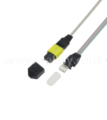 MTP-16CH-FA-Faser-Array-Baugruppe – MTP-Anschluss für 16-Kanal-V-Groove-Faser-Array, geringe Einfügungsdämpfung, für optische Hochgeschwindigkeits-Transceiver und CPO-/Rechenzentrumsanwendungen