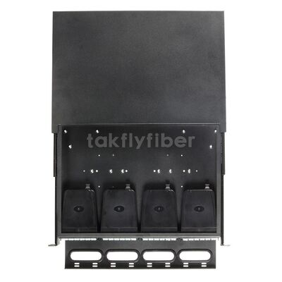 Takfly 1U/2U verschiebbares Patchpanel – Plug-and-Play-MTP/MPO-auf-LC-Kassette mit hoher Dichte für bis zu 192 Fasern