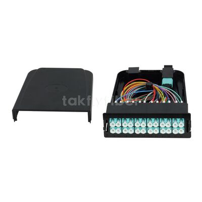 Takfly 1U/2U verschiebbares Patchpanel – Plug-and-Play-MTP/MPO-auf-LC-Kassette mit hoher Dichte für bis zu 192 Fasern