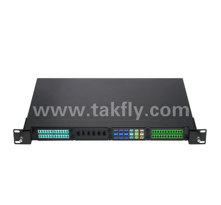 1U 19" MPO/MTP-Patchpanel mit hoher Dichte – 4 Kassettensteckplätze, Rackmontage