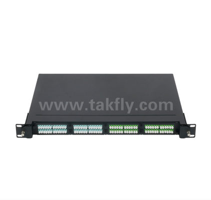 1U 19" MPO/MTP-Patchpanel mit hoher Dichte – 4 Kassettensteckplätze, Rackmontage