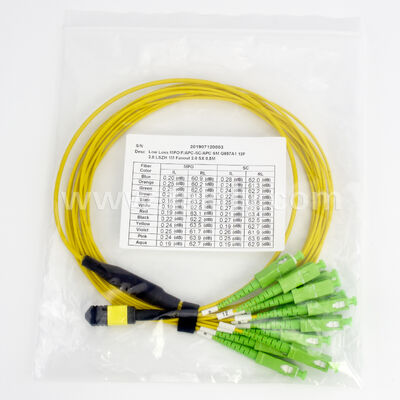 MPO MTP High-Density Multi-Fiber Patch Cord ️ 8/12/24 Kerne, geringer Verlust, 500 Paarungszyklen, IEC und TIA-konform