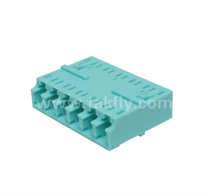 LC 6-Weg-Adapter   6‐in‐1 LC Duplex, High‐Density-Fiber-Adapter, niedriger Einsetzverlust, für Rechenzentrum und FTTx High‐Density Patching