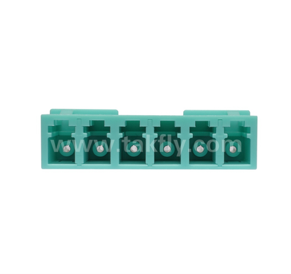 LC 6-Weg-Adapter   6‐in‐1 LC Duplex, High‐Density-Fiber-Adapter, niedriger Einsetzverlust, für Rechenzentrum und FTTx High‐Density Patching