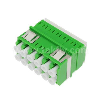 12-Port-Hochdichte LC-LC-Adapter für Datenzentren und Hochgeschwindigkeitsfasernetzwerke