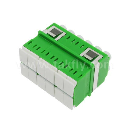 12-Port-Hochdichte LC-LC-Adapter für Datenzentren und Hochgeschwindigkeitsfasernetzwerke