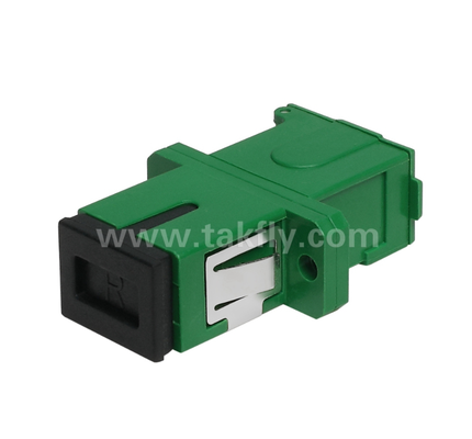 SC-Simplex-Adapter mit externer Abdeckung und seitlichem Verschluss – Staubdicht und Laser-Augenschutz, geringe Einfügungsdämpfung, für Rechenzentrums- und FTTx-Glasfaserverbindungen